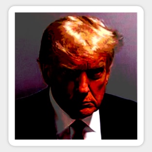 DONALD TRUMP MUG SHOT Sticker